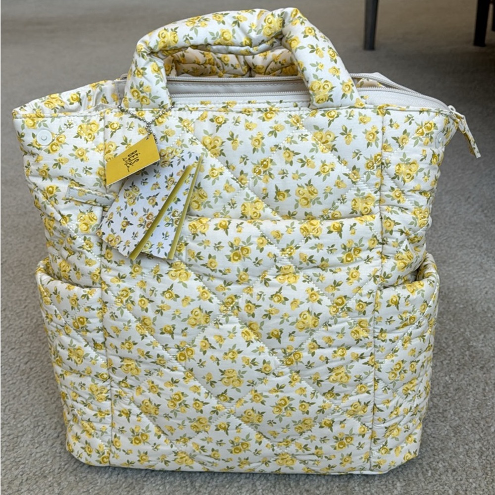 NWT Beis x Elsa garden party diaper backpack
